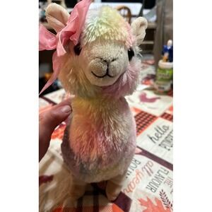Dan Dee Collector's Choice Rainbow Llama Plush Toy